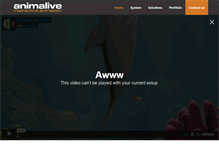 Tablet Screenshot of animalive.com